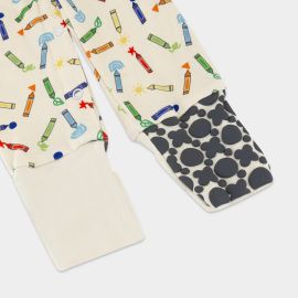 Crayons Convertible Footies Sleepsuits (6-9M, 9-12M, 12-18M)