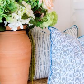 Cushion Cover - Cornflower Blue