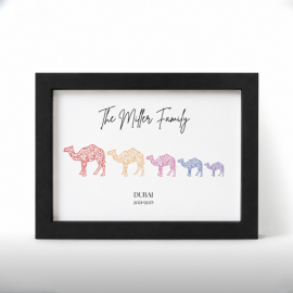 Framed Camel Print