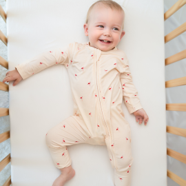 Flamingo Zippered Sleepsuit