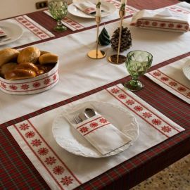 Snowfall Cutlery Sleeves Set Of 6