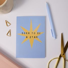 Born to be a star card