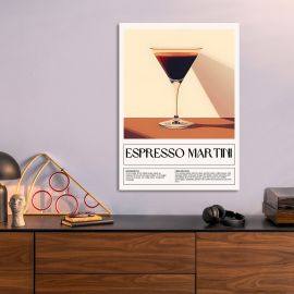 Espresso Martini Metal Poster