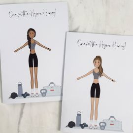 Hyrox Honey Greeting Card 