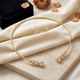 13 Carat Heart Choker Necklace