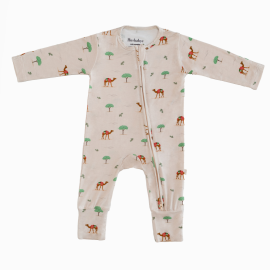 Camel Zippered Sleepsuit