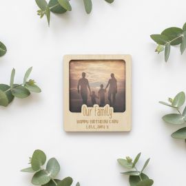 Personalised wooden photo frame for any occasion