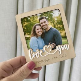 Personalised Valentines Photo Frame