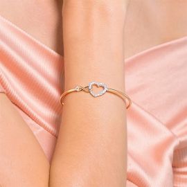 Moissanite Rose Gold Infinity Set