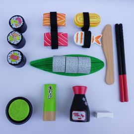 Wooden Sushi Playset