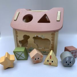Wooden Farm Shape Sorter