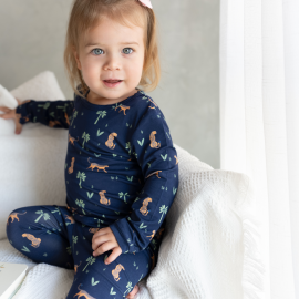 Bamboo Pyjamas in Arabian Leopard