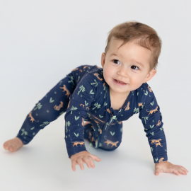 Arabian Leopard Zippered Sleepsuit
