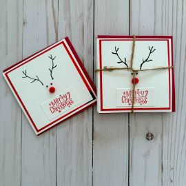 Merry Christmas Rudolph Card Bundle