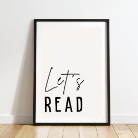 Let's Play, Let's Read Black and White Trio Prints
