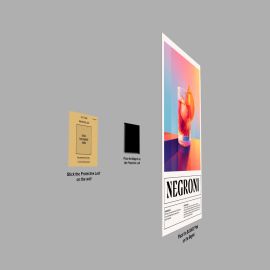 Negroni Metal Poster
