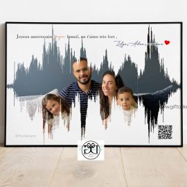 Personalised Original Soundwave Art