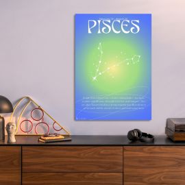 Pisces Metal Poster