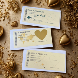 Surprise Scratch & Reveal Boarding Pass Gift