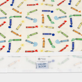 Crayons Organic Cotton and Bamboo Muslin Cloth