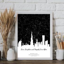 Star Map with Skyline