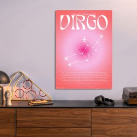 Virgo Metal Poster